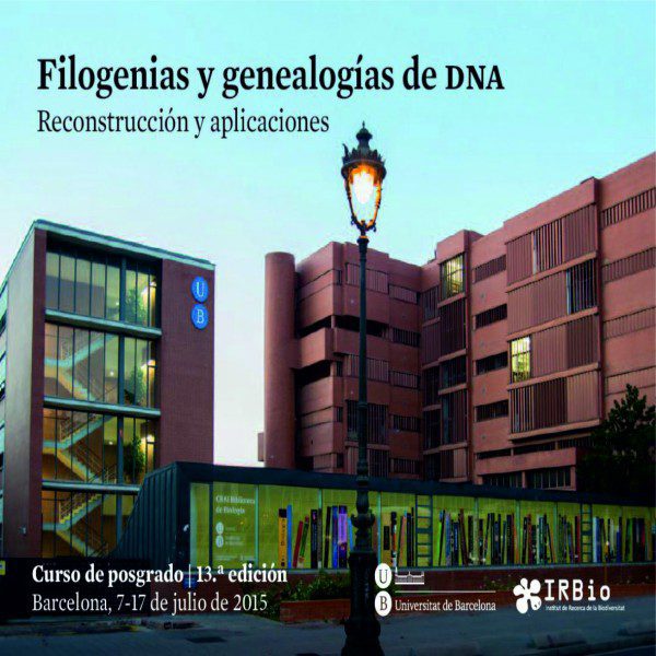 SIE SPONSORS POSTGRADE ‘Filogenias y Genealogías de DNA’ OF BARCELONA UNIVERSITY